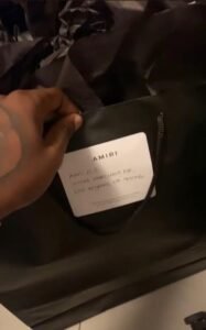 Pop Smoke amiri gift
