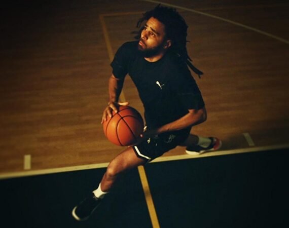 J. Cole Playing Basketball